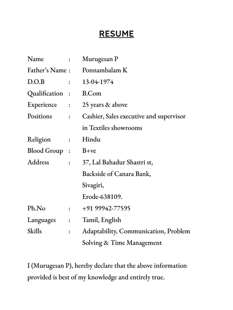 Experienced Sales Executive Resume | PDF