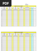 Weekly Kitchen Duty Roster | PDF