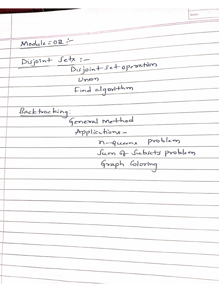 Daa Module 2 Written | PDF