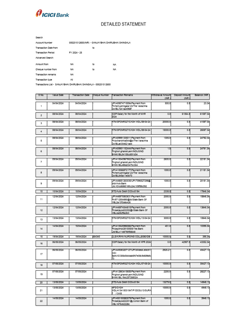 CAMSPay Transaction Summary for 2024 | PDF | Payments | Cheque
