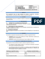 Alquiler de Escenarios Deportivos