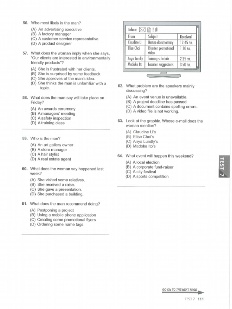 ETS 2021 Test 4 Overview | PDF