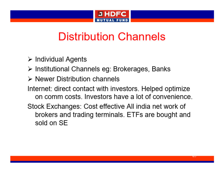Overview of Investment Distribution Channels | PDF