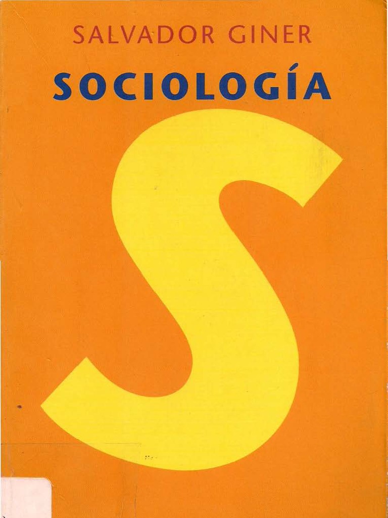 Resultado de imagen para salvador giner sociologia libro