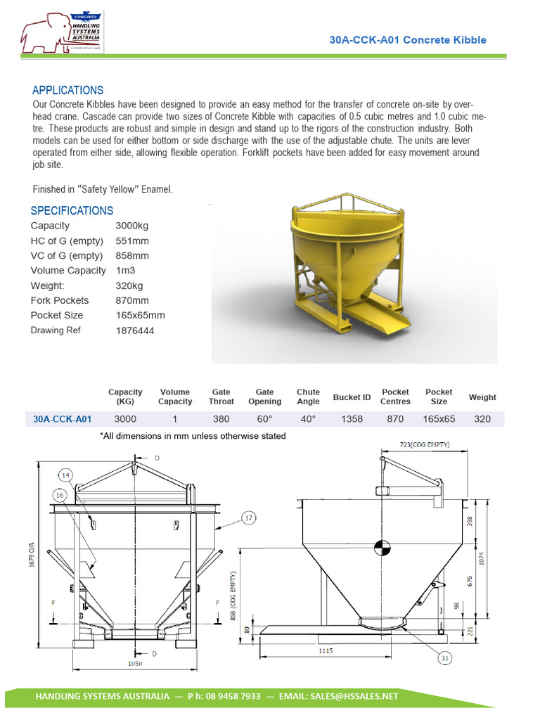 Concrete Kibble Specifications & Applications | PDF