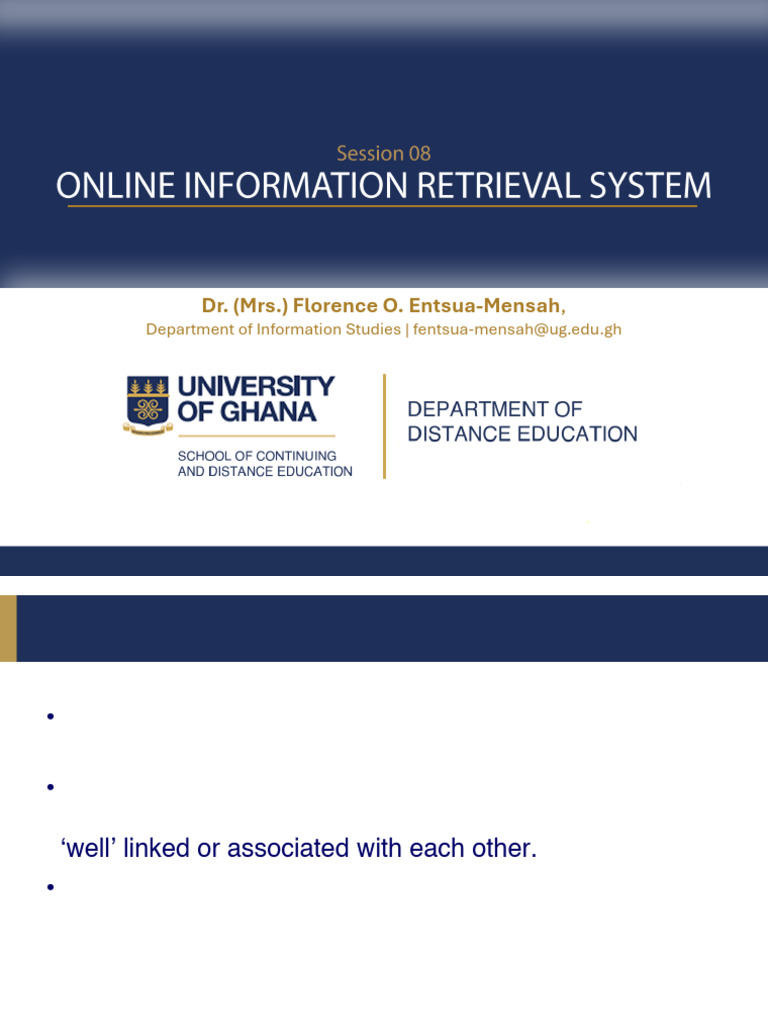 Online Information Retrieval Overview | PDF | World Wide Web | Internet ...
