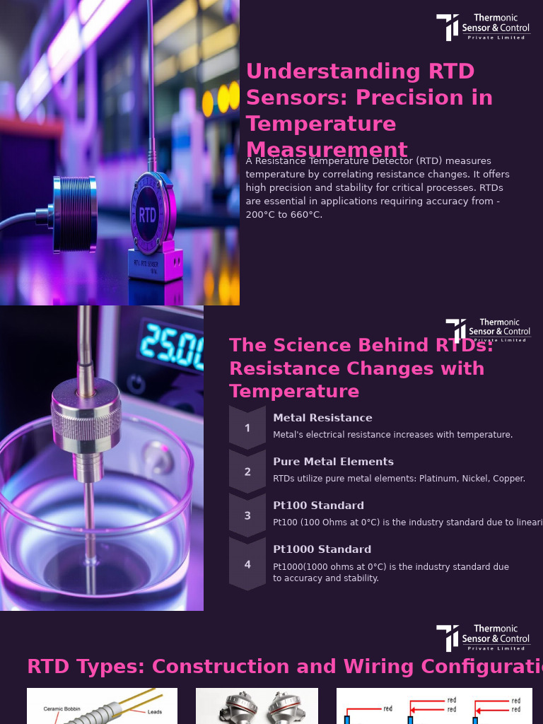 RTD Sensors PDF Electrical Engineering Materials