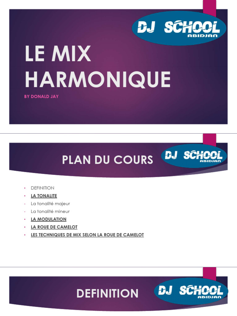 Mixage Harmonique avec la Roue de Camelot | PDF | Musicologie | Théorie ...