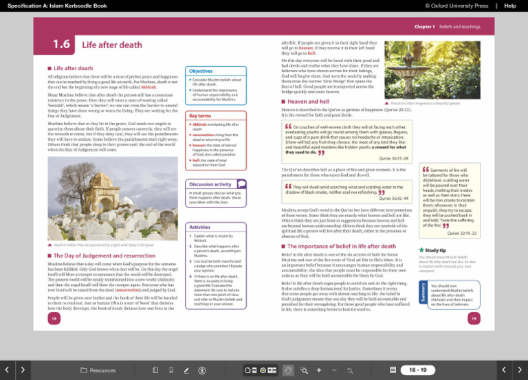 Specification A Islam Kerboodle Book 4 PDF
