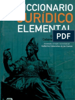 Diccionario Jurídico Elemental - Guillermo Cabanellas de Torres