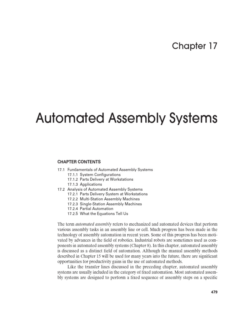 Automated Assembly Systems Overview | PDF | Electrical Connector ...