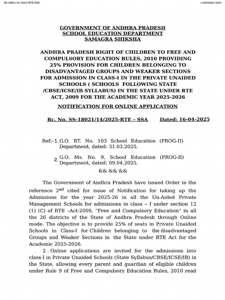 Notification 2025 26 | PDF