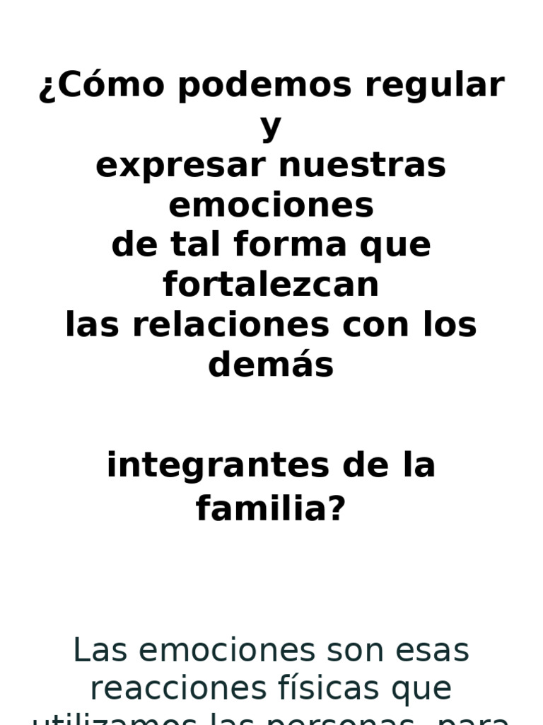 Regular emociones en la familia | PDF | Las emociones | Ira