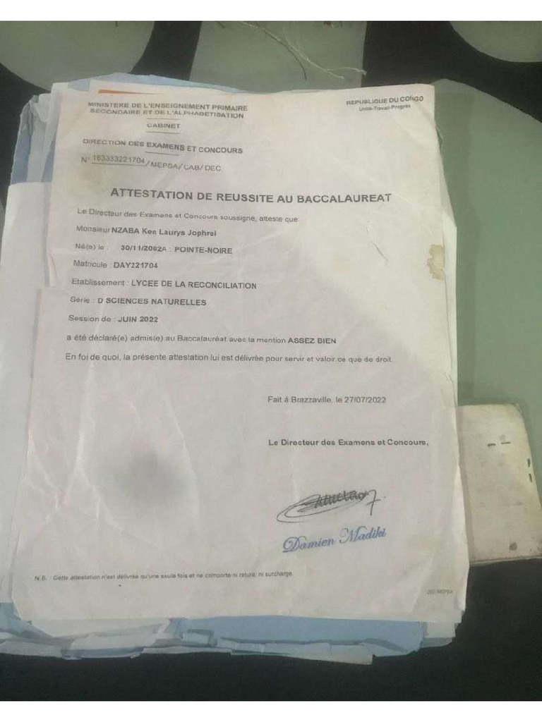 Attestation PDF | PDF