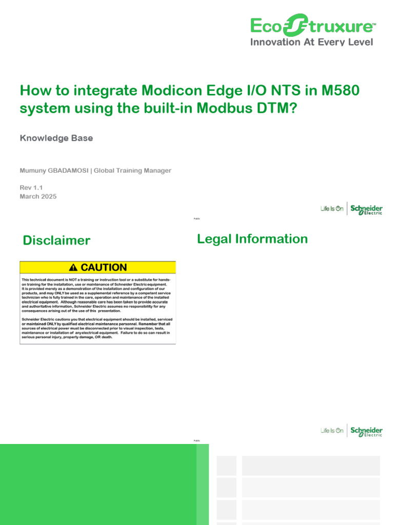 How To Integrate Modicon Edge IO NTS in M580 Systems Using The Built-In ...