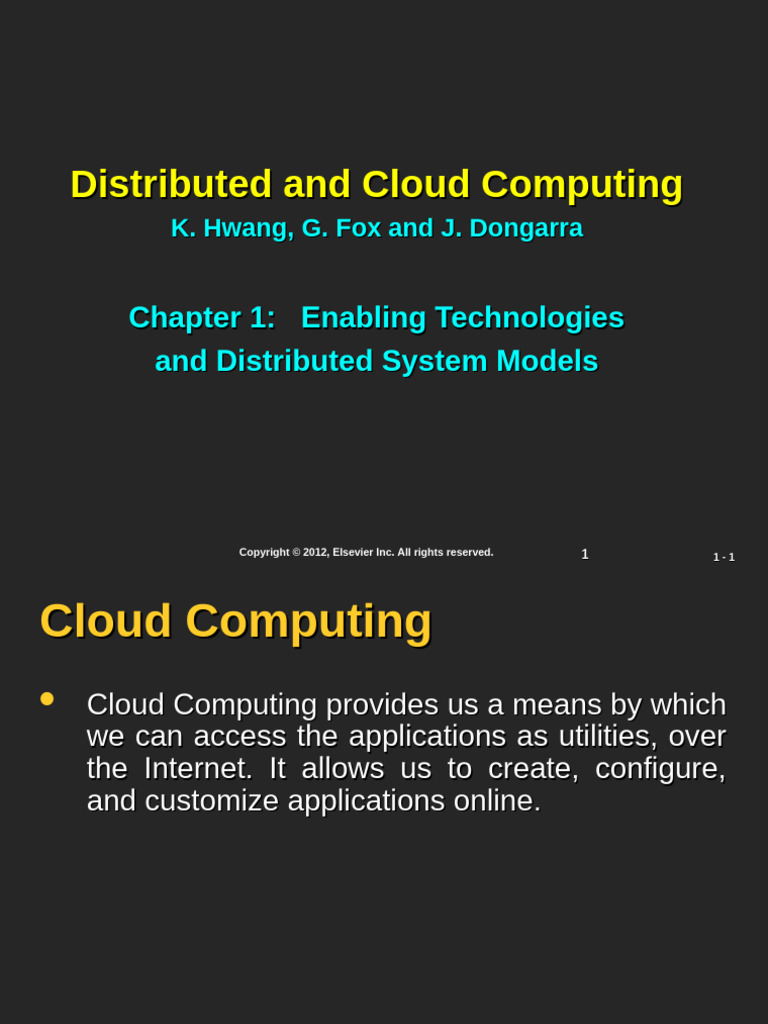 Cloud Computing and Distributed Systems | PDF | Cloud Computing | Peer ...