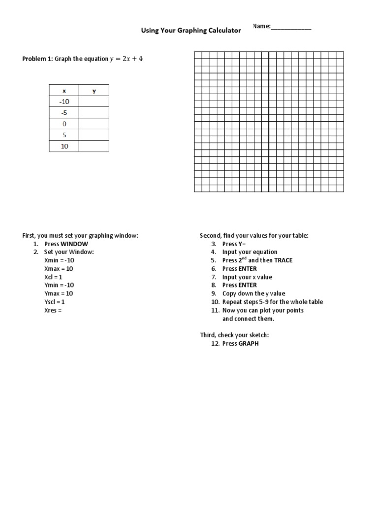 Graphing Calculator Project | PDF | Teaching Methods & Materials
