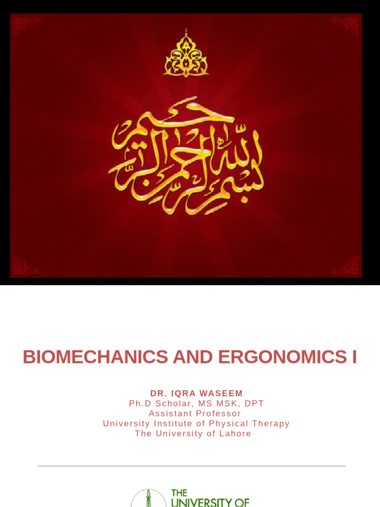 Ergonomics Introduction | PDF | Physical Therapy | Business