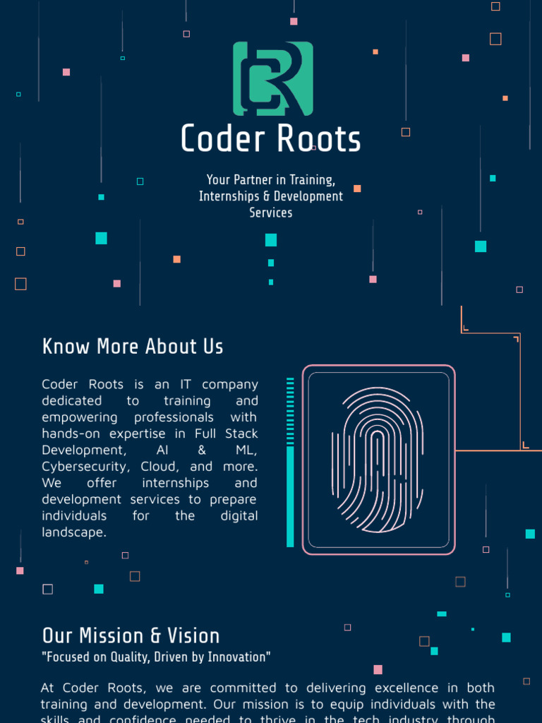 Coder Roots: Training & Development Services | PDF | Internship | Job ...