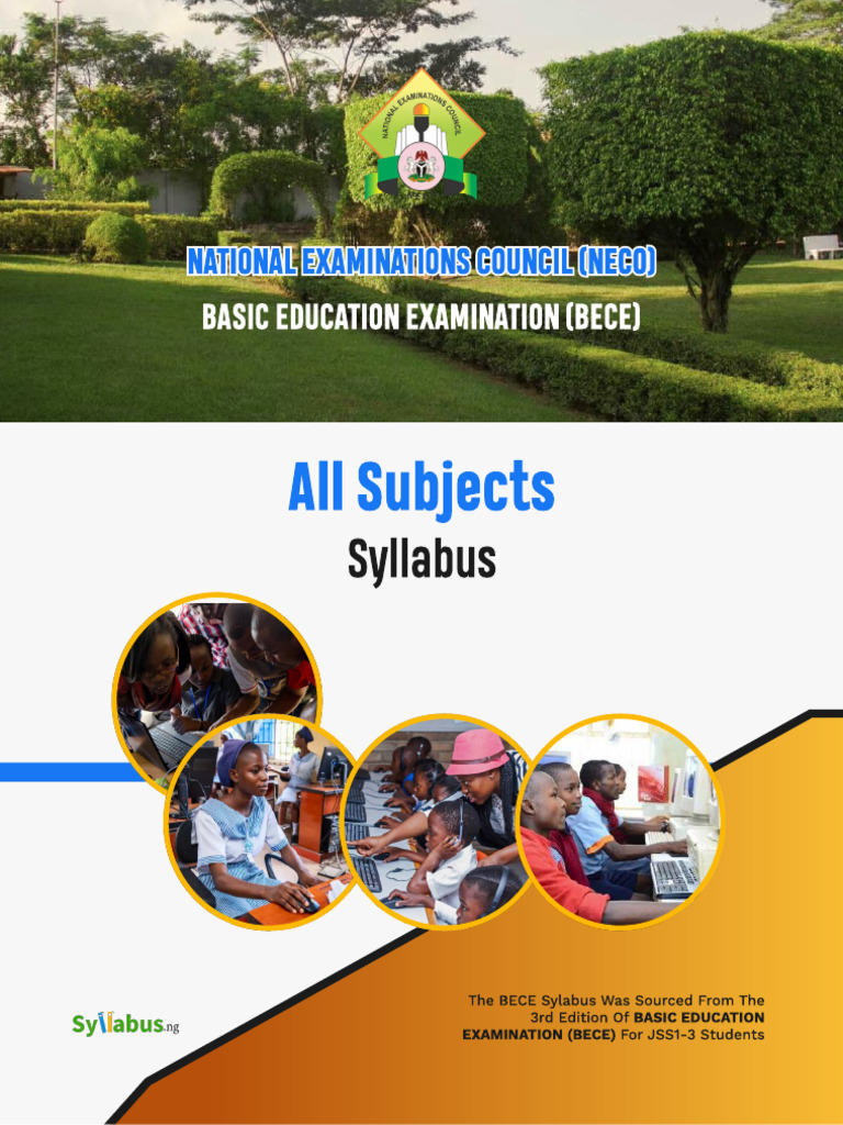 BECE Syllabus Overview and Guidelines | PDF | Shape | Triangle