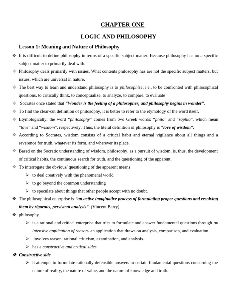 Critical Thinking Hand Out (4) - 1 | PDF | Argument | Logical Consequence