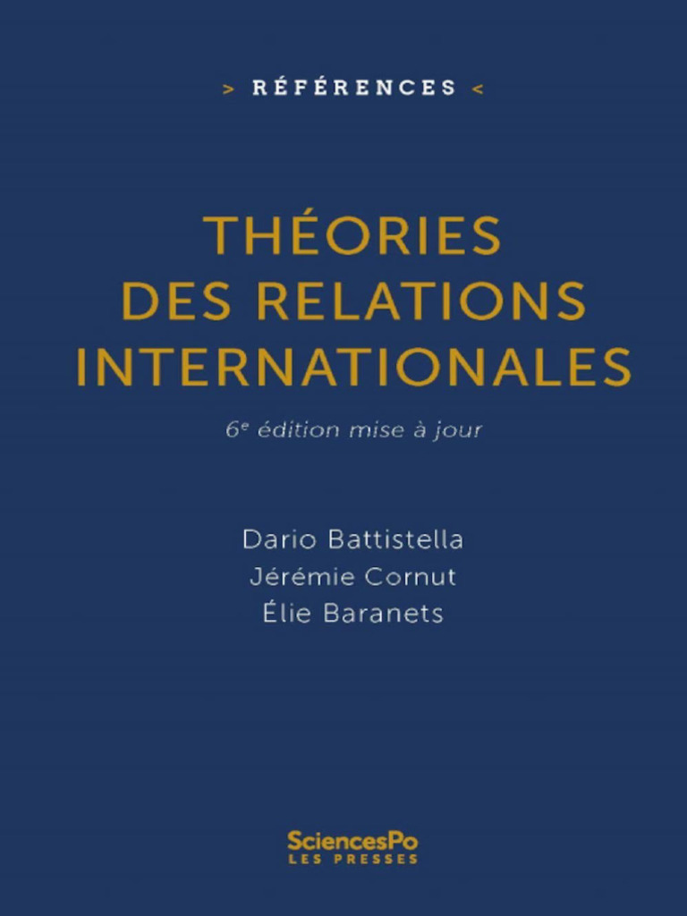 Théories des Relations Internationales | PDF | Science | État