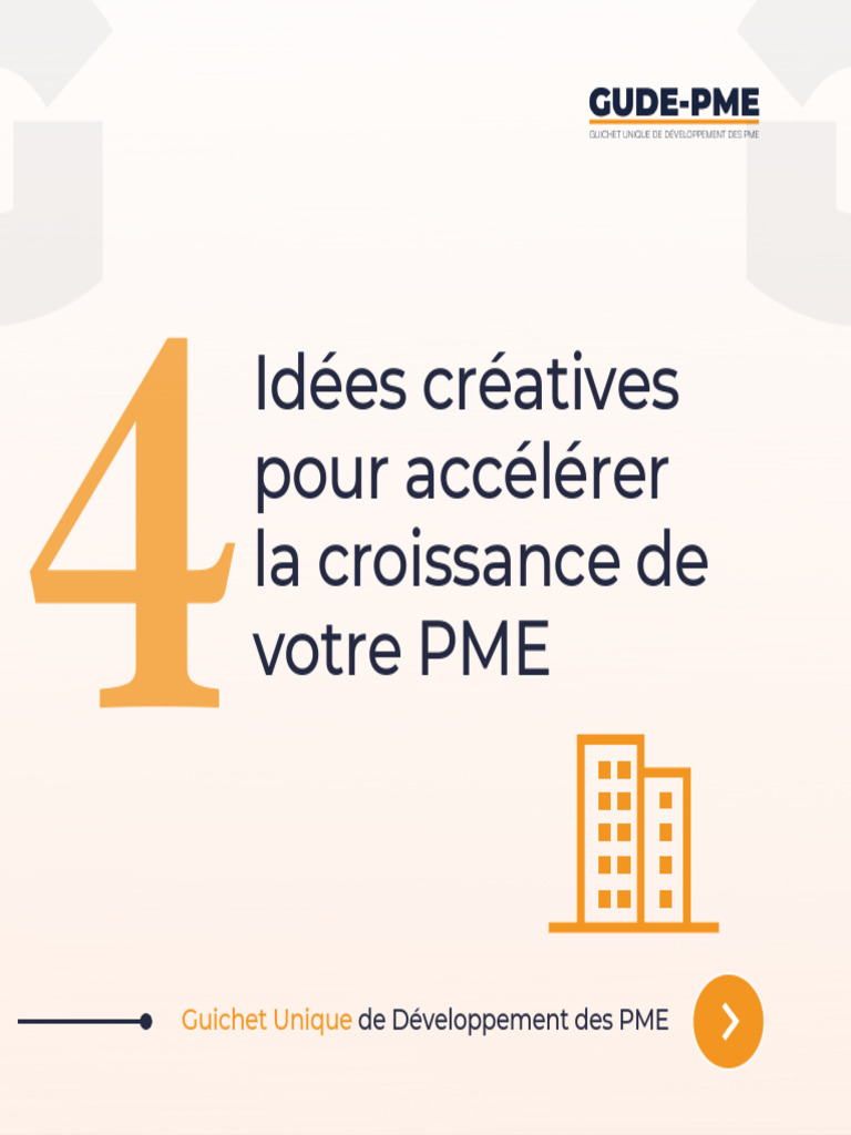 Accélérez la croissance de votre PME | PDF