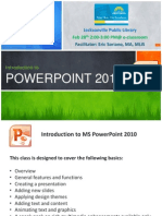Intro To Power Point