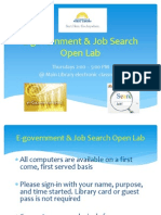 E-Government &amp Job Search Open Lab Slides