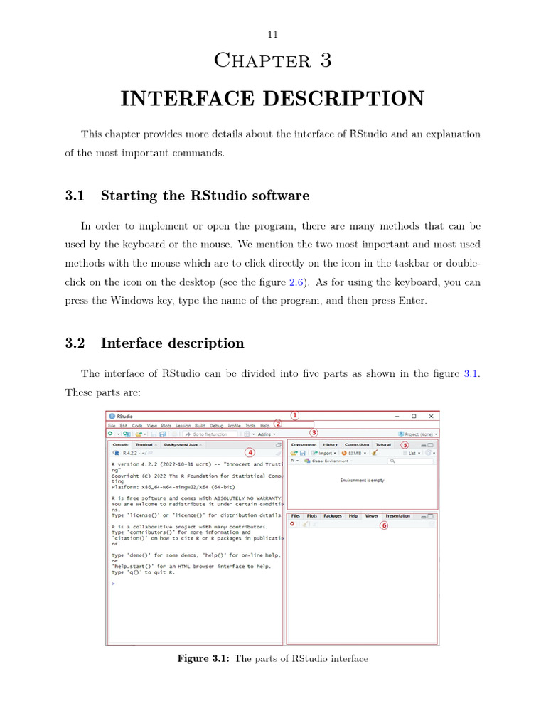 RStudio Interface and Commands Guide | PDF | R (Programming Language ...