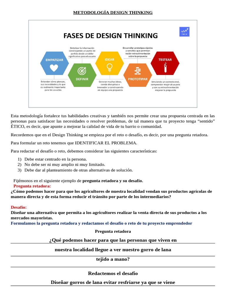Empatizar en Design Thinking | PDF | El pensamiento de diseño | Cognición