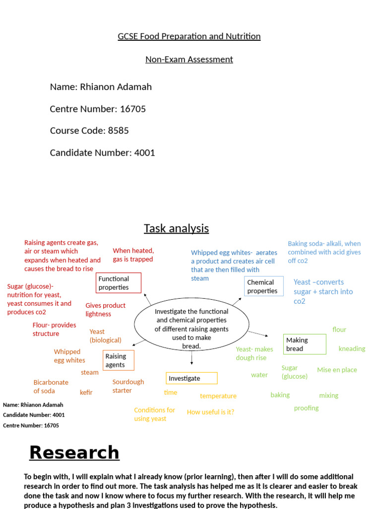 Raising Agents in Bread Making | PDF | Breads | Yeast