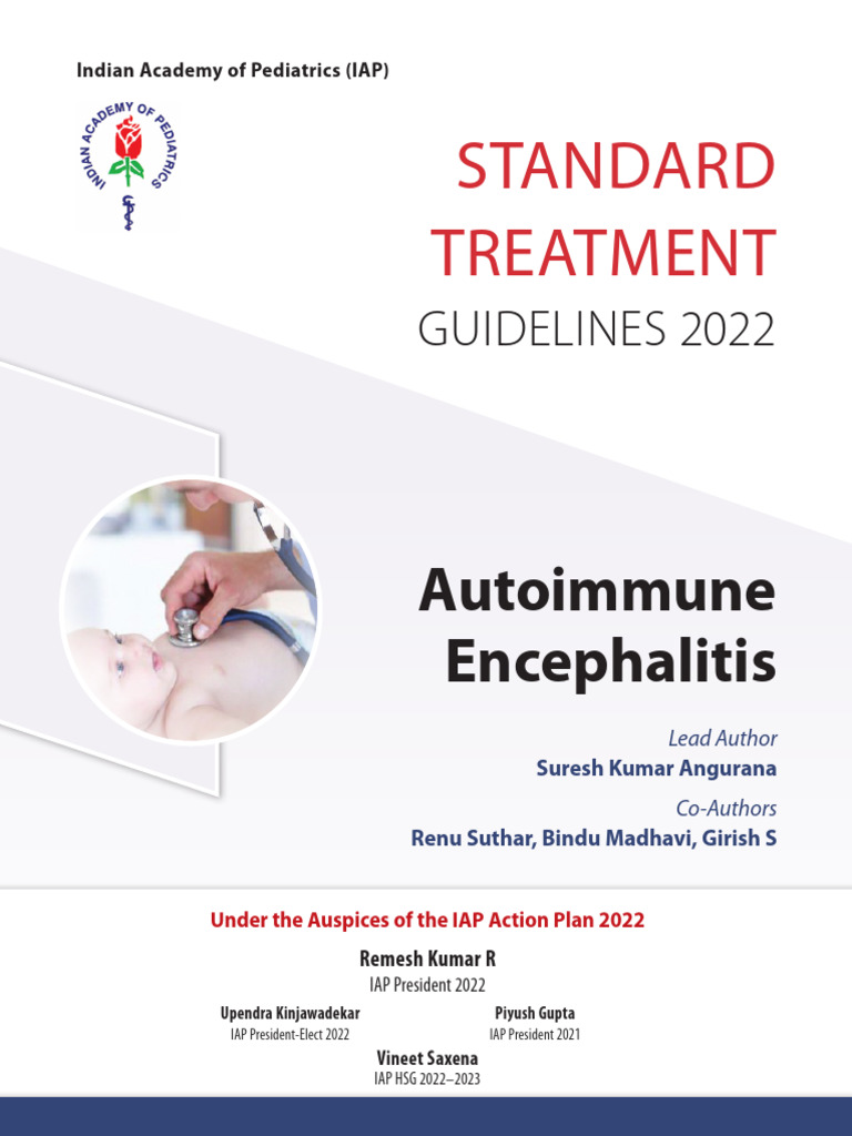 IAP Guidelines on Autoimmune Encephalitis | PDF | Antigen | Clinical ...