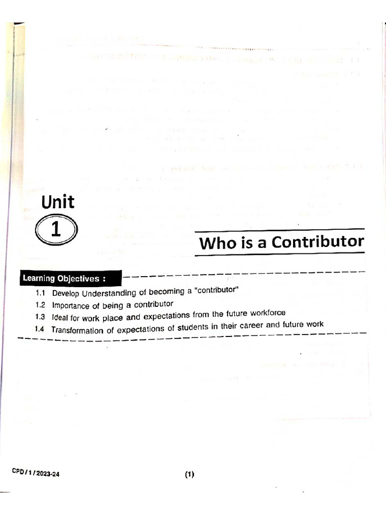 CPD Chapter 1 | PDF