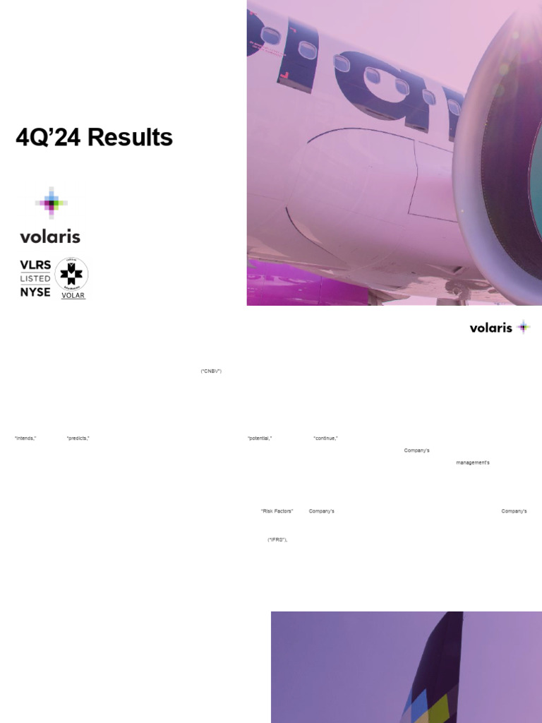 Volaris 4Q'24 Financial Highlights | PDF