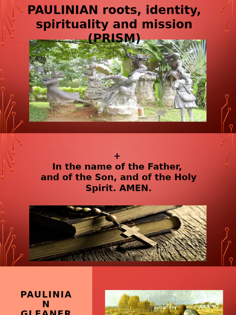 Paulinian Spirituality and Mission Overview | PDF | Spiritual Gift | Jesus