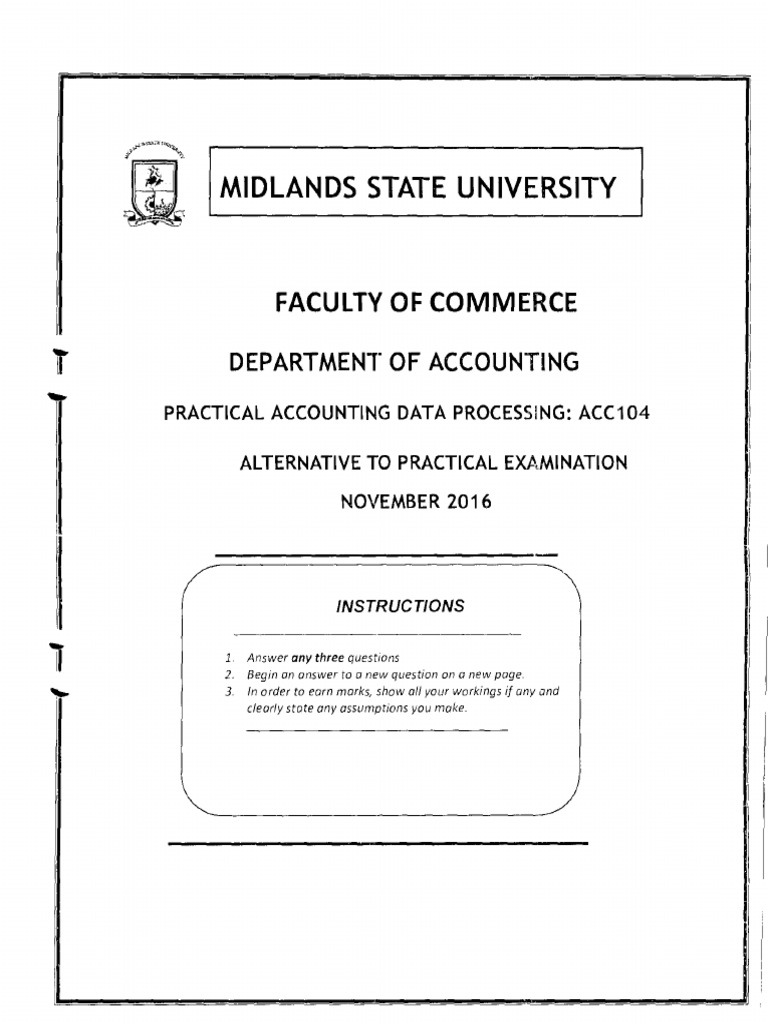 ACC104 Nov 2016 | PDF