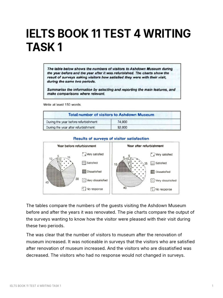 ielts book 5 test 4 writing task 1