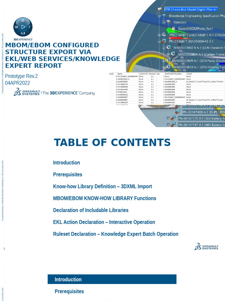 EBOM/MBOM Export Prototype Guide | PDF | Procedural Knowledge | Library ...