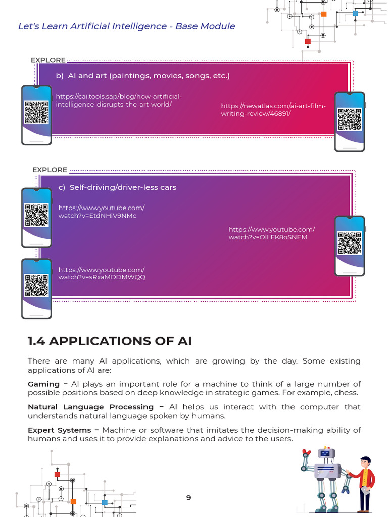 AI Applications: Gaming, NLP, Robotics | PDF | Artificial Intelligence ...