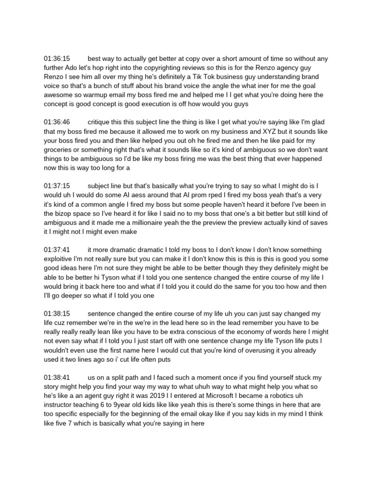 8 Hour Transcript Part 2 | PDF