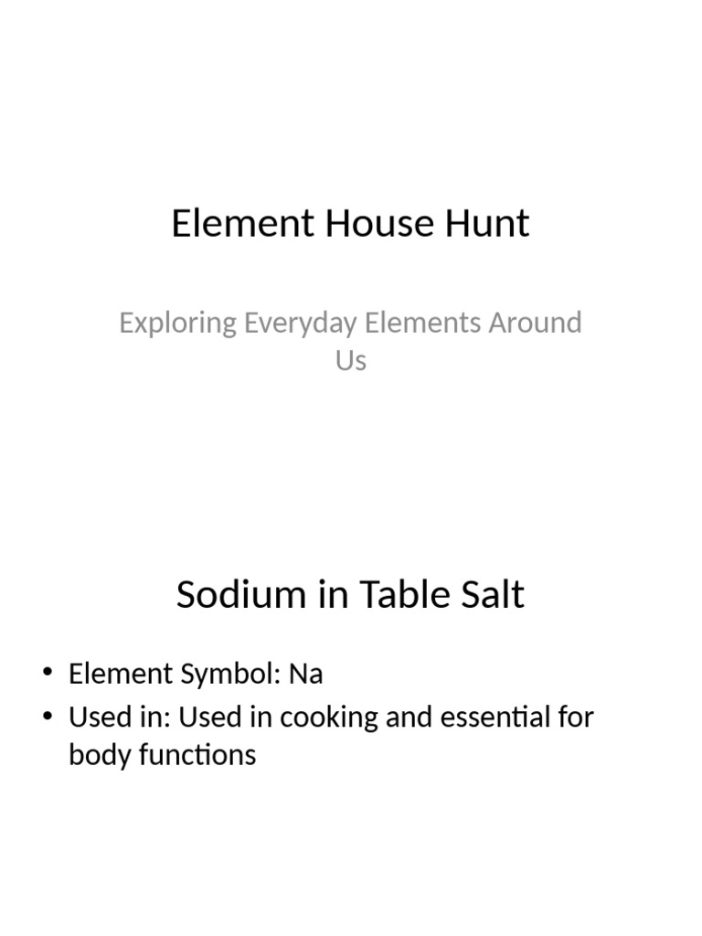 Element House Hunt Presentation | PDF