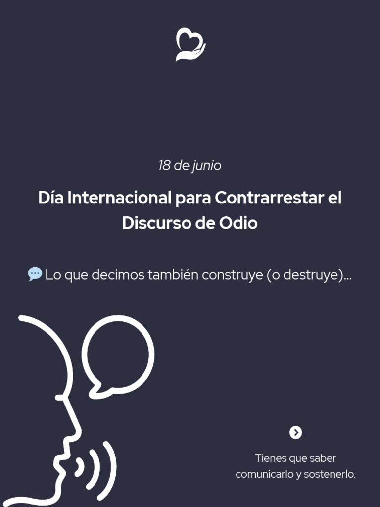 Día Internacional para Contrarrestar El Discurso de Odio | PDF