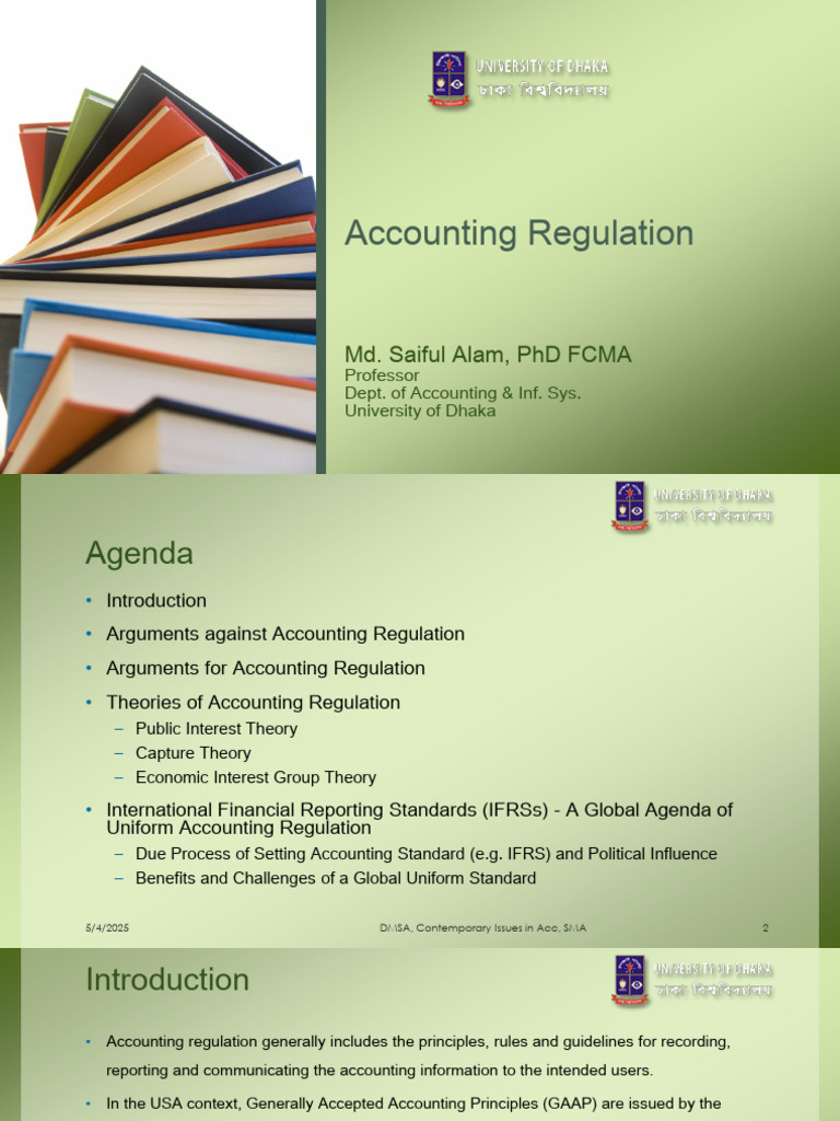 Theories of Accounting Regulation Explained | PDF | International ...