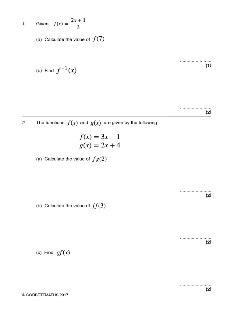 Functions Pdf1 | PDF | Quadratic Equation | Chess Openings