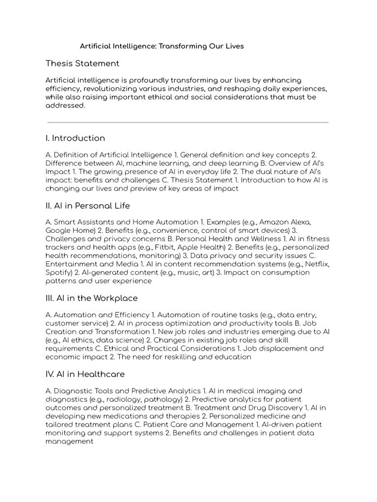 AI's Impact on Daily Life and Ethics | PDF | Artificial Intelligence ...