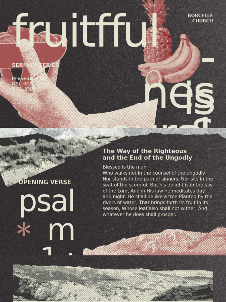 Red Black Texture Grunge Church Sermon Spiritual Presentation | PDF