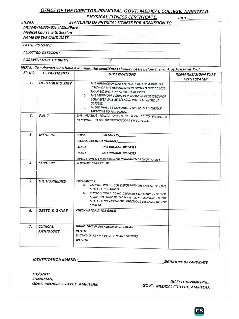 MBBS Admissions 2024 Forms | PDF