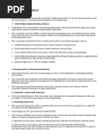 SOLER Technique in Counseling Skills | PDF | Nonverbal Communication ...