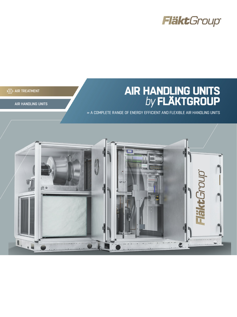 FläktGroup Air Handling Units Overview | PDF | Efficient Energy Use ...